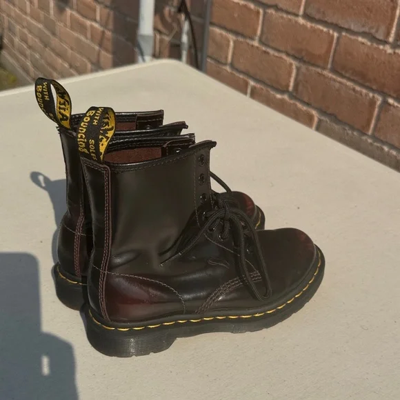 Dr Marteens Leather Lace-Up Boots - Picture 3 of 7